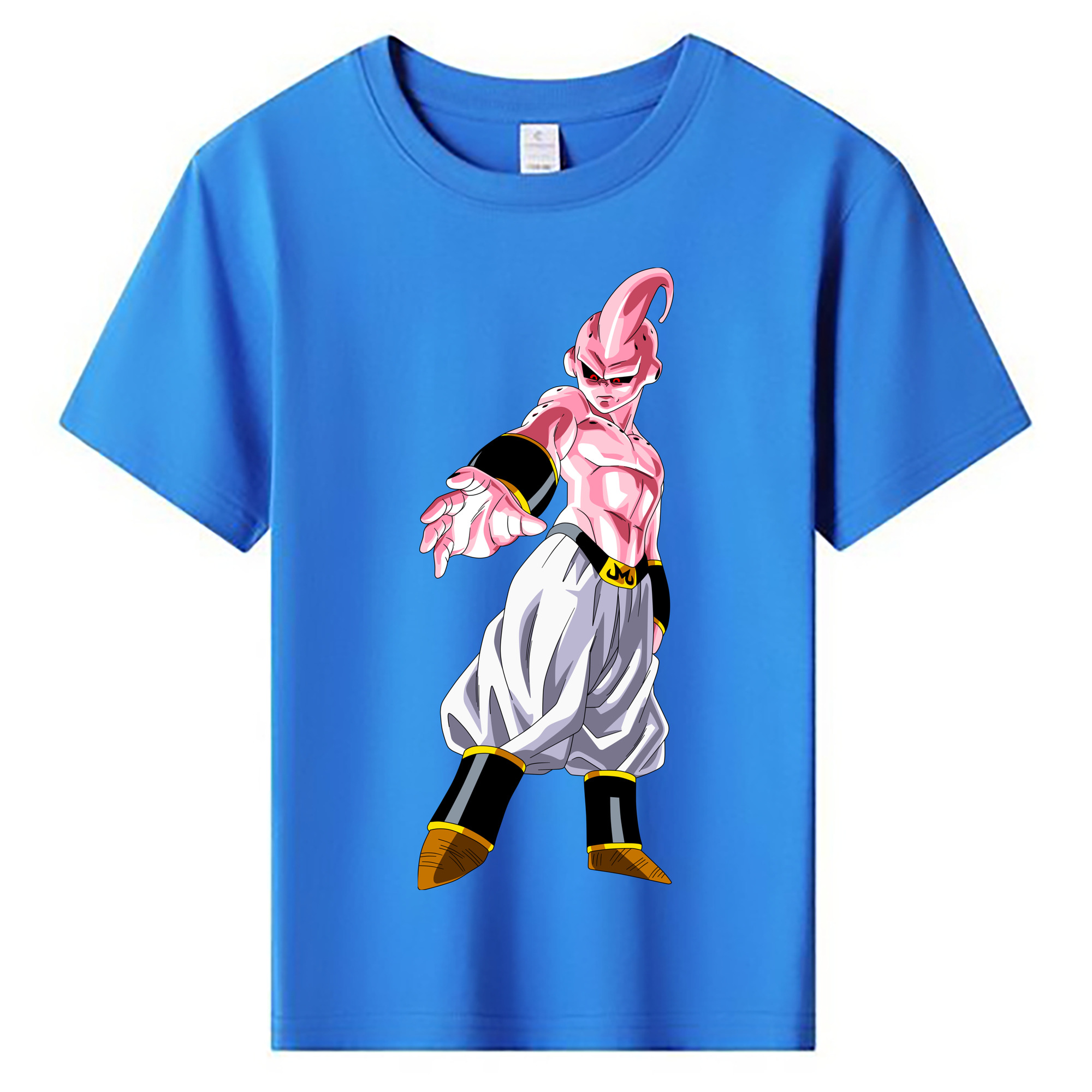 （画像用） ドラゴンボール 魔人ブウ DRAGON BALL Majin Buu 綿100％キッズTシャツ（フロントプリント）